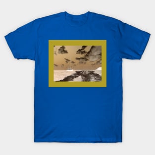 Scenic View of the Italian Coast. T-Shirt